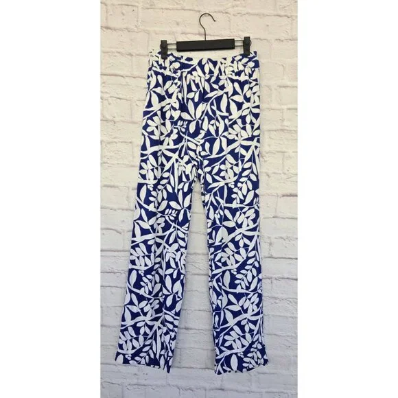 Calvin Klein Women's Dress Trouser Pants Linen Blend Size Small Pull on Comfort - Picture 1 of 10